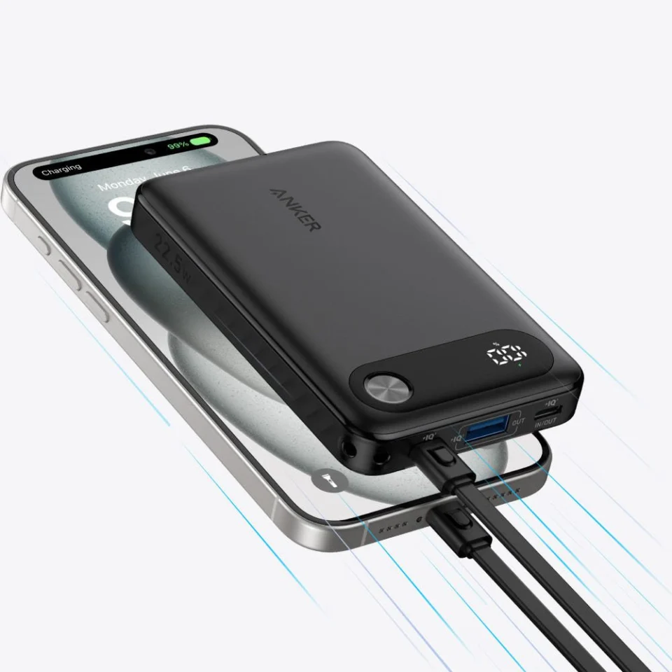 앤커 파워뱅크 10000mAh 22.5W 보조배터리 (C타입 케이블 일체형) A1257