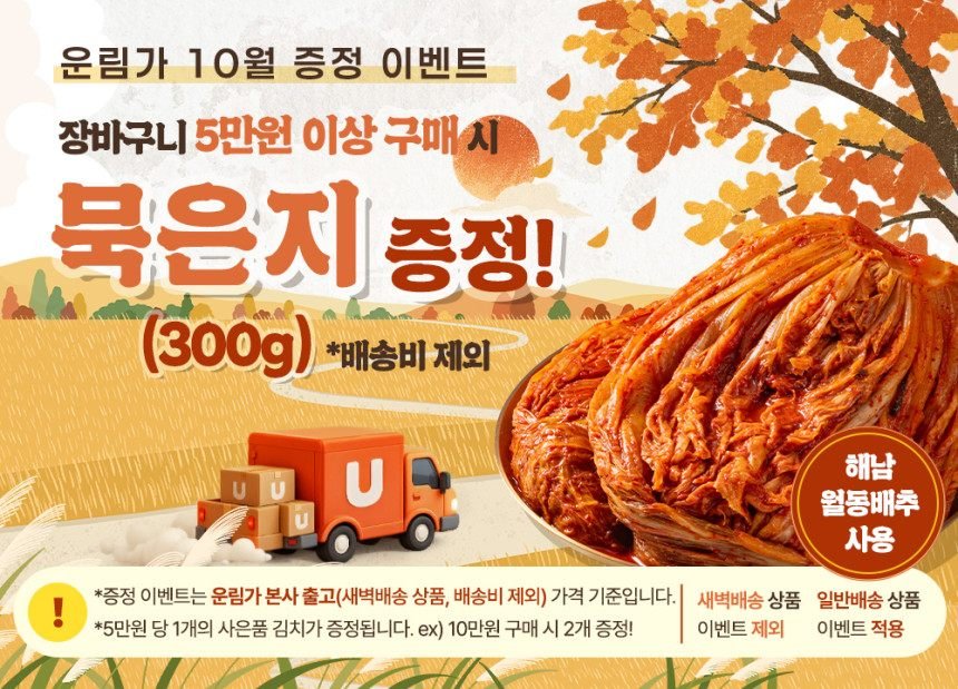 운림가 55년전통 국산 전라도 썰은 배추 맛김치 2kg