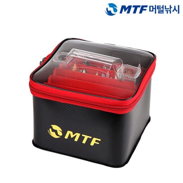 MTF 시그니처 스탠딩 에기 보관함 케이스 태클박스 22x22x15, 블랙 48구