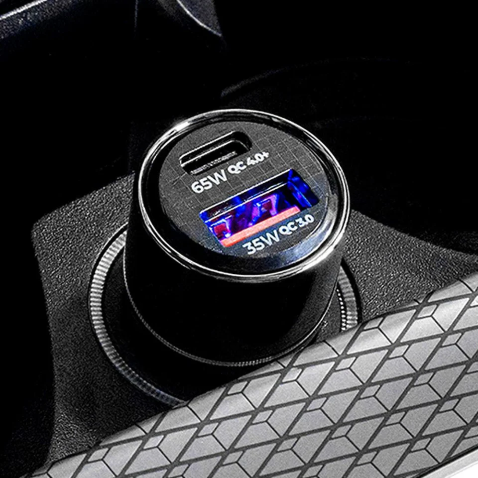 벤딕트 차량용 충전기 100W 초고속 시거잭 핸드폰 USB 자동차 듀얼 C타입 더 볼트