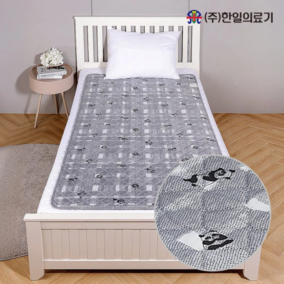 한일의료기 탄소 매트 전기요 전기장판 1인용 카본 팬더 미니