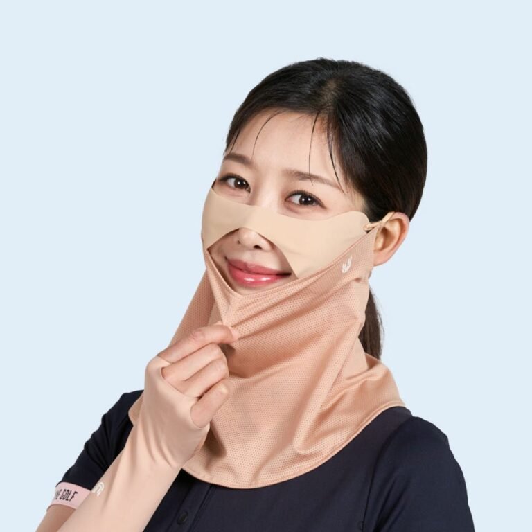 더블로 마스크 골프 낚시 테니스 등산 사이클 자외선차단 UV차단 쿨링 얼굴 햇빛가리개